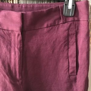 LOFT WIDE LEG CROP PANTS